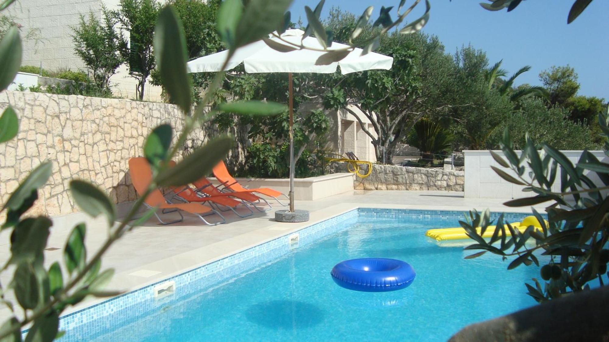 Apartments Niana With Heated Seawater Swimingpool Donji Okrug  エクステリア 写真