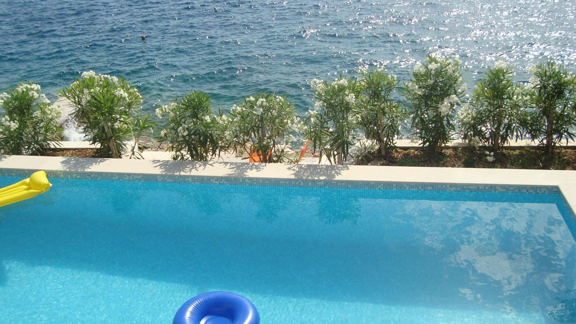 Apartments Niana With Heated Seawater Swimingpool Donji Okrug  エクステリア 写真
