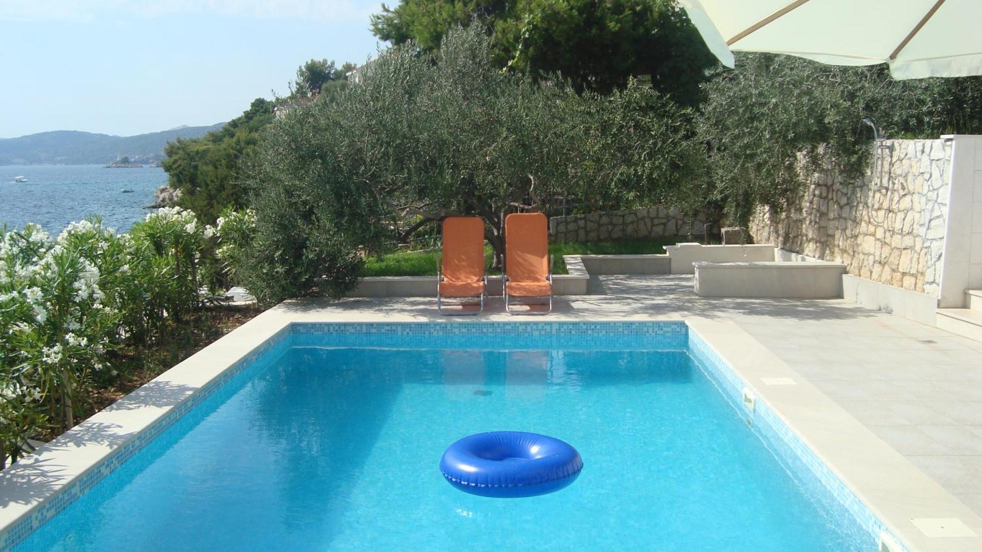 Apartments Niana With Heated Seawater Swimingpool Donji Okrug  エクステリア 写真